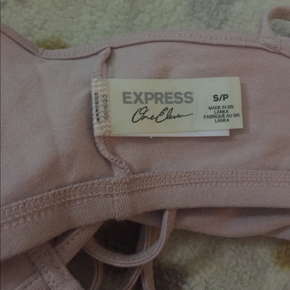 Express One Eleven Strappy Front Choker Bralette - Picture 4 of 4